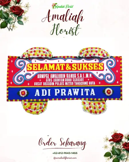 Papan Bunga Ucapan Selamat Selagedang